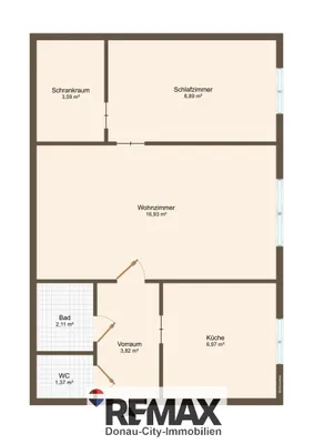 2-Zimmer-Wohnung kaufen in Wien – 44 m², € 179.000 – Bild 20 von 20