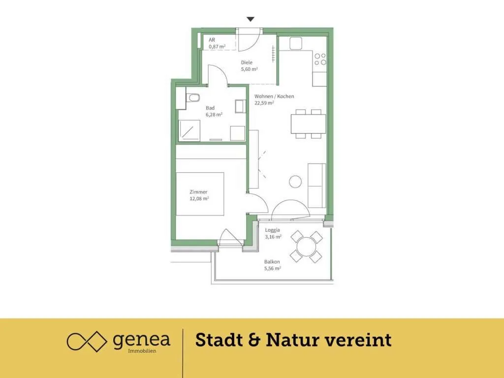 Provisionsfrei | Moderne Wohnungen in Jakomini Verde | Urbanes Leben trifft Erholung - Widok 2