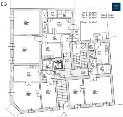 2-Zimmer-Wohnung mieten in Graz – 63 m², € 727 – Bild 8 von 8