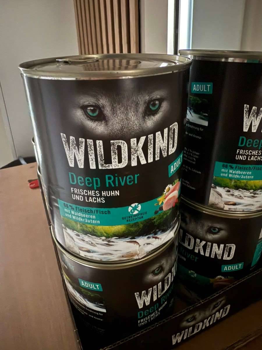 WILDKIND Hundefutter Nassfutter 8 Dosen  800g,  25,- (2013 Gllersdorf) -  willhaben