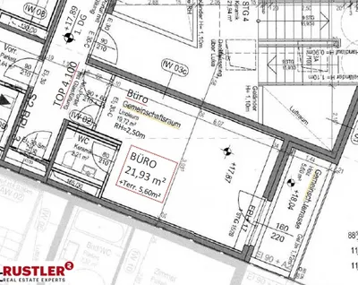 1-Zimmer-Gewerbeimmobilie mieten in Wien – 22 m², € 416 – Bild 8 von 8