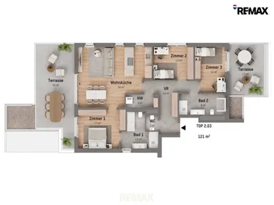 4-Zimmer-Wohnung kaufen in Wien – 120,55 m², € 909.900 – Bild 12 von 12