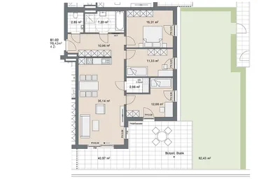 4-Zimmer-Wohnung kaufen in Schwaz – 98,43 m², € 645.950 – Bild 25 von 25