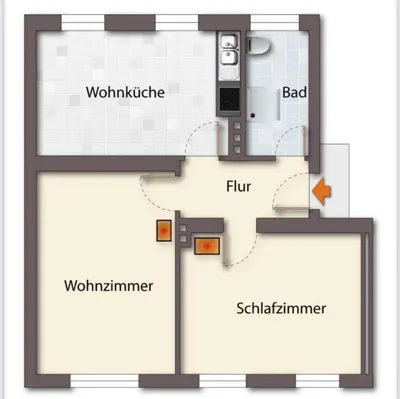 2-Zimmer-Wohnung mieten in Krems an der Donau – 56 m², € 799 – Bild 10 von 29