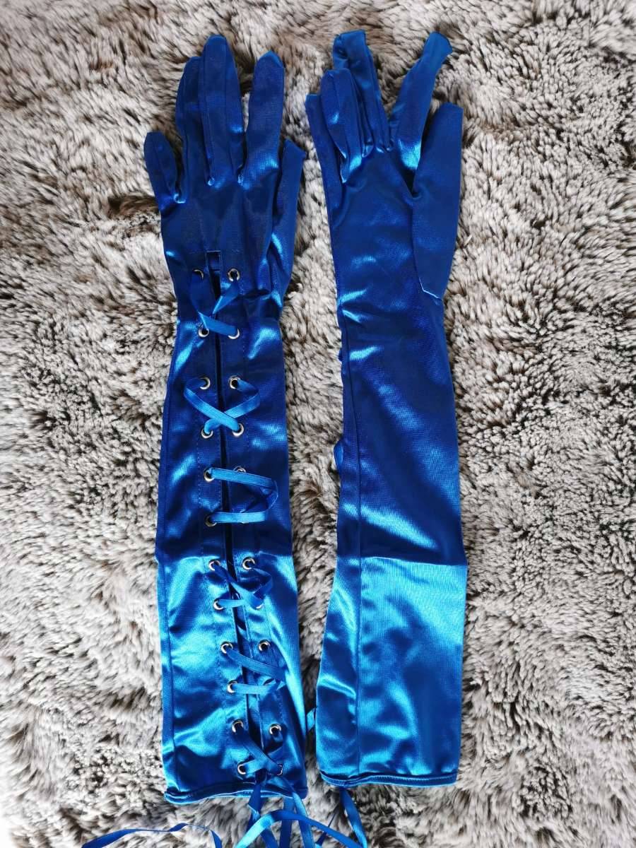 Satin Handschuhe, 47cm OneSize, K111