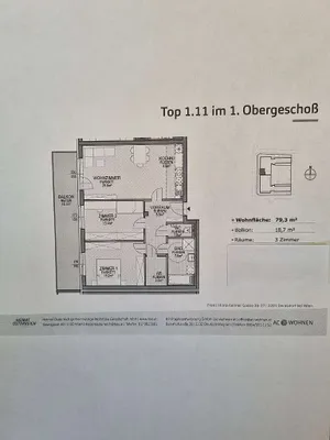 3-Zimmer-Wohnung mieten in Korneuburg – 79 m², € 1.290 – Bild 13 von 13