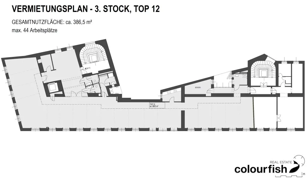 Büro mit industriellem Loft-Charakter - Widok 2