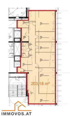 6-Zimmer-Gewerbeimmobilie mieten in Wien – 202 m², € 16 – Bild 8 von 9