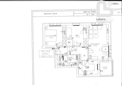 3-Zimmer-Wohnung mieten in Kirchdorf an der Krems – 72,74 m², € 835 – Bild 6 von 6