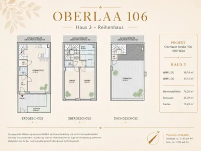3-Zimmer-Haus kaufen in Wien – 76,1 m², € 541.000 – Bild 4 von 7