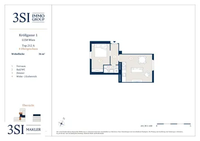 2-Zimmer-Wohnung kaufen in Wien – 36 m², € 169.000 – Bild 14 von 14