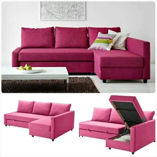 IKEA Friheten Schlafsofa Pink - sehr gepflegt, mit Bettfunktion, € 200,- (1030 Wien)