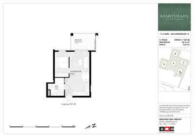 1-Zimmer-Wohnung kaufen in Wien – 36,76 m², € 339.900 – Bild 9 von 9