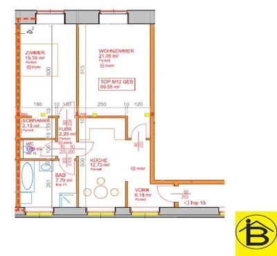 2-Zimmer-Wohnung mieten in Neusiedl am See – 69,55 m², € 705 – Bild 7 von 7