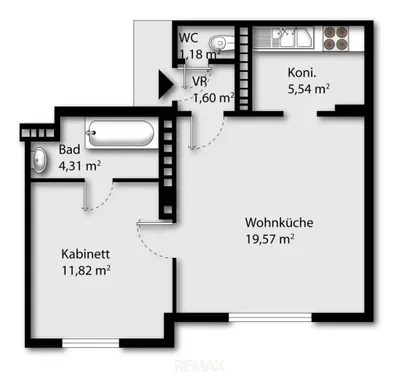 2-Zimmer-Wohnung kaufen in Wien – 44 m², € 169.000 – Bild 14 von 14
