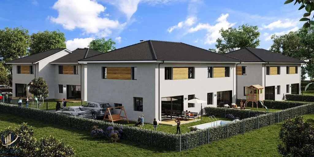 Neu errichtete DH-Hälfte mit sonnigem Garten – pohled 2