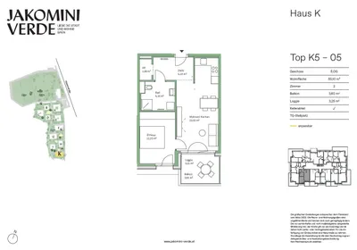 2-Zimmer-Wohnung kaufen in Graz – 50,1 m², € 279.000 – Bild 5 von 5