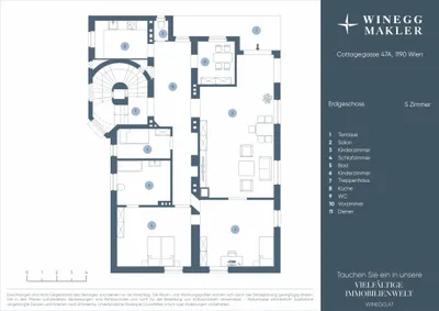 14-Zimmer-Immobilie kaufen in Wien – 380 m², € 4.500.000 – Bild 18 von 21