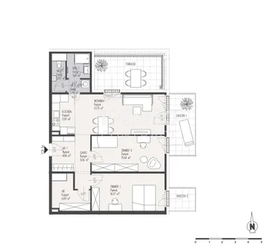 2-Zimmer-Wohnung kaufen in Wien – 51,11 m², € 374.000 – Bild 8 von 8