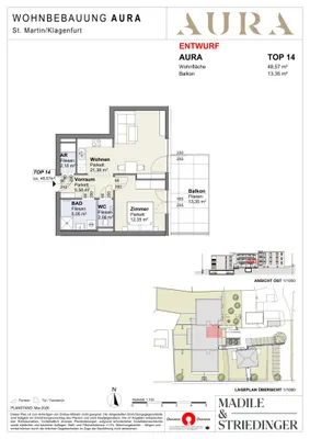1-Zimmer-Wohnung kaufen in Klagenfurt – 48,57 m² – Bild 4 von 4