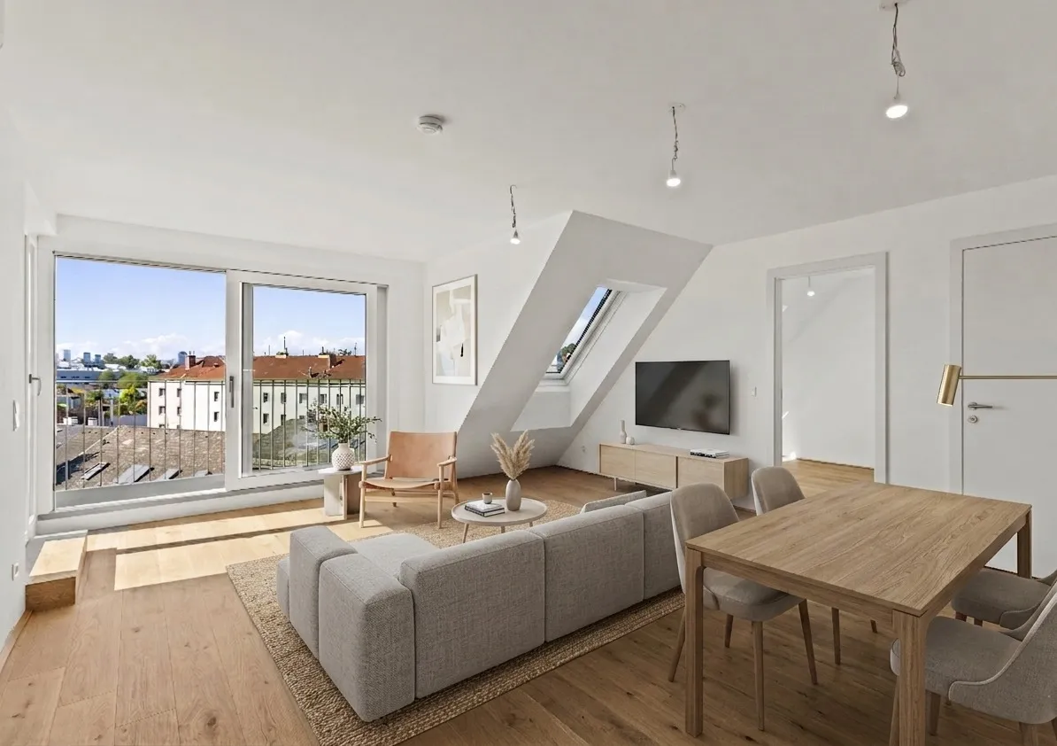 ++ OBEN ZUHAUSE sein ++ Dachgeschossjuwel im Projekt KARL74 - Ansicht 2