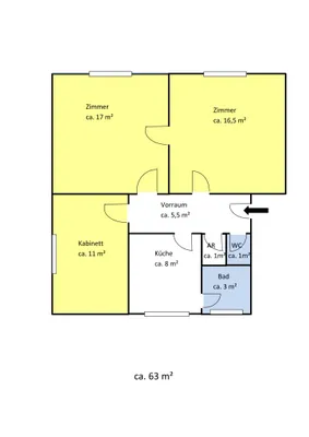 3-Zimmer-Wohnung kaufen in Waidhofen an der Ybbs – 63 m², € 119.000 – Bild 10 von 10