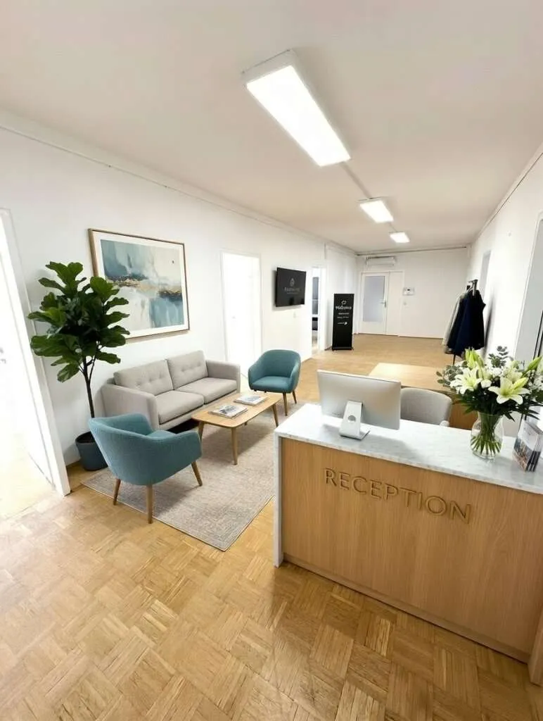 Nähe Spittelau | Büro mit acht Arbeitszimmern und Gemeinschaftsgarten zu mieten – pohled 3