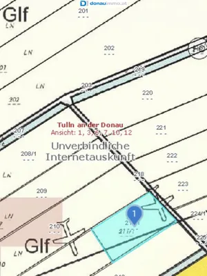 Grundstück kaufen in Tulln – 3 198 m² – Bild 2 von 3
