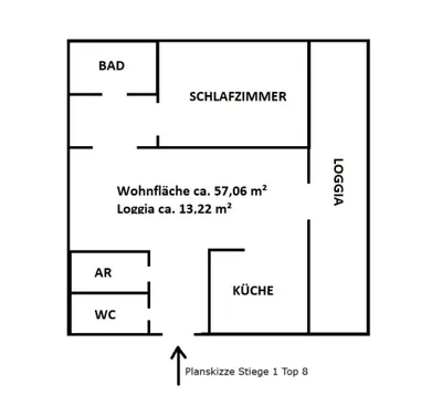 2-Zimmer-Wohnung kaufen in Wien – 57,06 m², € 249.000 – Bild 13 von 13