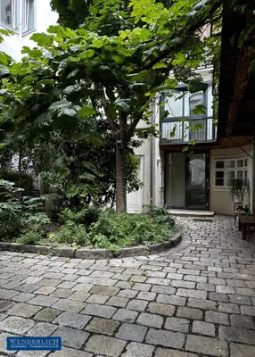 Dachterrasse in Biedermeierhaus