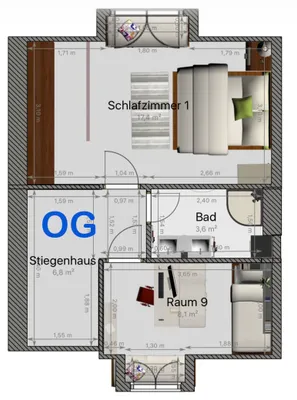 3-Zimmer-Haus mieten in Waidhofen an der Thaya – 76 m², € 820 – Bild 22 von 38