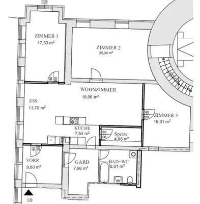 4-Zimmer-Wohnung mieten in Melk – 130 m², € 1.318 – Bild 6 von 6