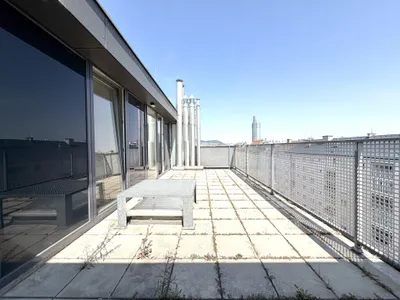 Terrassentraum mit Blick auf den Kahlenberg - 2-Zimmer-Mietwohnung in Top-Lage zwischen U1 Vorgartenstraße & U6 Handelskai