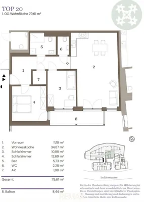 2-Zimmer-Wohnung kaufen in Liezen – 45 m², € 260.000 – Bild 12 von 13