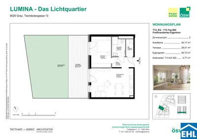 2-Zimmer-Wohnung kaufen in Graz – 55,17 m², € 266.000 – Bild 9 von 10
