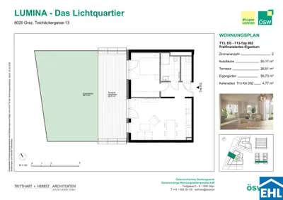 2-Zimmer-Wohnung kaufen in Graz – 55,17 m², € 266.000 – Bild 10 von 10