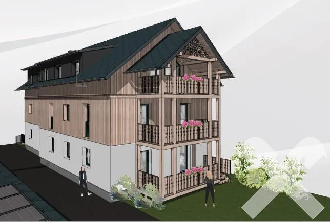 Wohnbauprojekt "Haus Marl" in Bad Mitterndorf, 5 Wohneinheiten - Ansicht 2