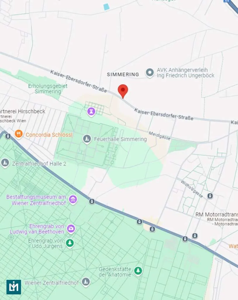 WALD- UND WIESENGÜRTEL IN 1110 WIEN (EZ 396 KG 01103 KAISEREBERSDORF GST.-NR. 1196) - Ansicht 3