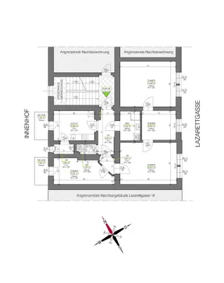 4-Zimmer-Wohnung mieten in Graz – 89,91 m², € 1.053 – Bild 2 von 9
