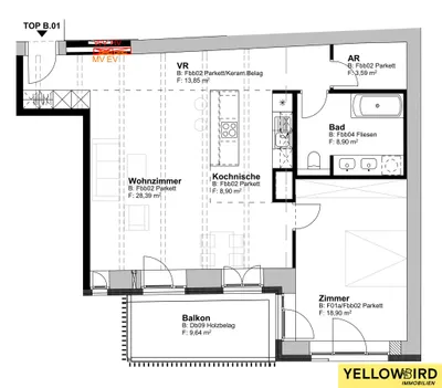 2-Zimmer-Wohnung mieten in Wien – 82,53 m², € 1.550 – Bild 17 von 17