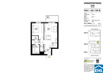 2-Zimmer-Wohnung mieten in Wien – 58,32 m², € 1.070 – Bild 12 von 12
