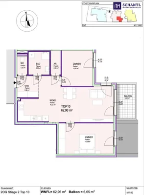 3-Zimmer-Wohnung kaufen in Gänserndorf – 62,96 m², € 332.220 – Bild 15 von 15