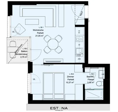 2-Zimmer-Wohnung kaufen in Wien – 34,77 m², € 219.900 – Bild 12 von 12