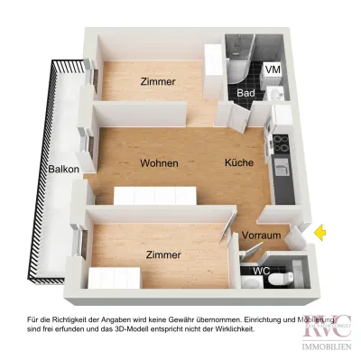 3-Zimmer-Wohnung kaufen in Zell am See – 52 m², € 249.000 – Bild 4 von 7