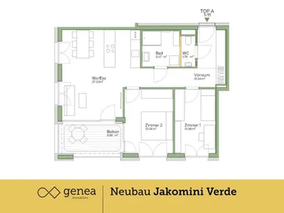 3-Zimmer-Wohnung kaufen in Graz – 69,21 m², € 329.000 – Bild 3 von 20