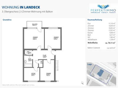 3-Zimmer-Wohnung kaufen in Landeck – 74 m², € 329.000 – Bild 10 von 10