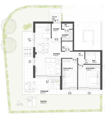 3-Zimmer-Wohnung kaufen in Salzburg Stadt – 100 m², € 1.390.000 – Bild 4 von 4