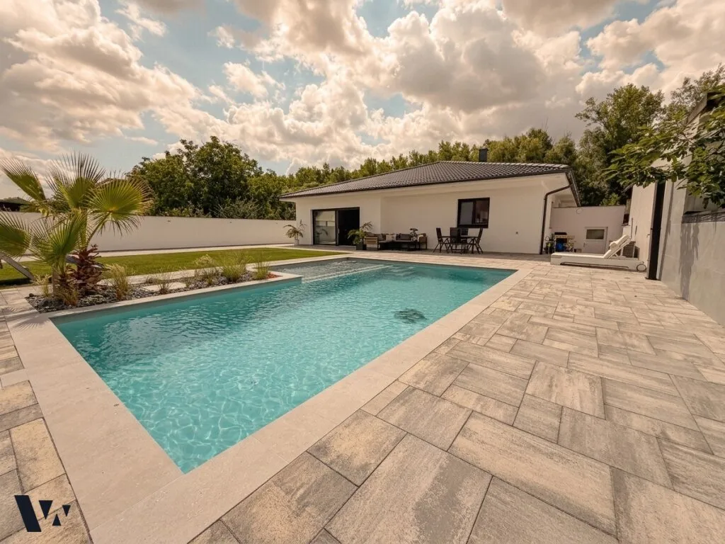 FAMILIENTRAUM MIT SALZWASSERPOOL | 5-ZIMMER-BUNGALOW IN ROHRAU - Ansicht 2