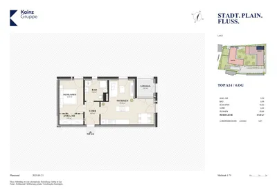 2-Zimmer-Wohnung kaufen in Salzburg Stadt – 46,81 m², € 373.000 – Bild 6 von 7