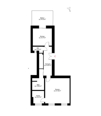 2-Zimmer-Wohnung kaufen in Wien – 72 m², € 490.000 – Bild 6 von 8